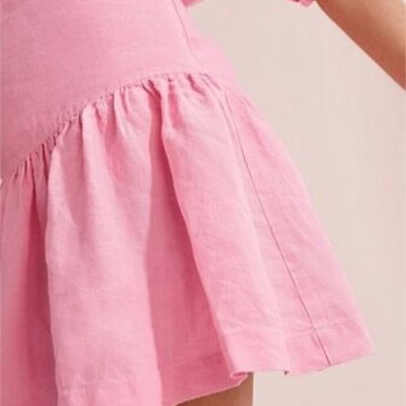 NWT Country Road Mini Skirt French Linen Size 12 - Picture 4 of 16